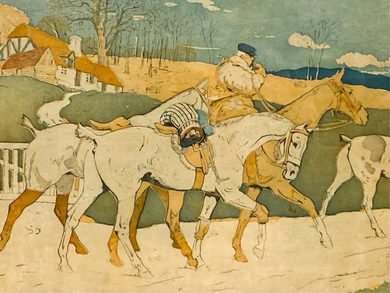 1871-Émile-Joseph Porphyre Pinchon - In movimento
